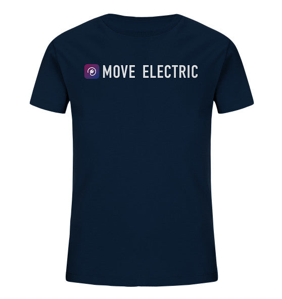 Move Electric white - Kids Organic Shirt