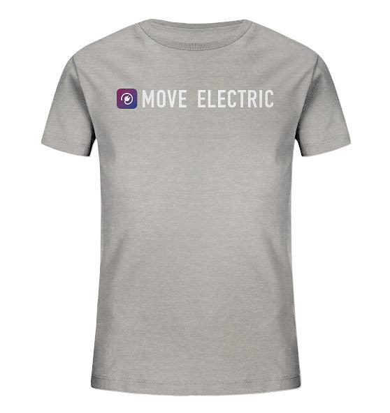 Move Electric white - Kids Organic Shirt
