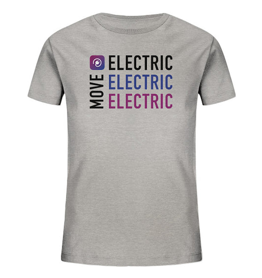 Move Electric Triple black - Kids Organic Shirt