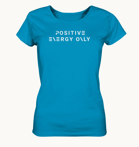 enPower Positive Energy white - Ladies Organic Shirt