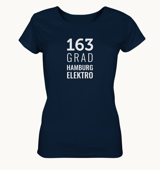 163 GRAD HAMBURG ELEKTRO blue - Ladies Organic Shirt