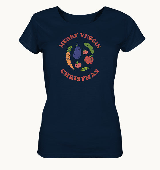 Merry Veggie Christmas - Ladies Organic Shirt