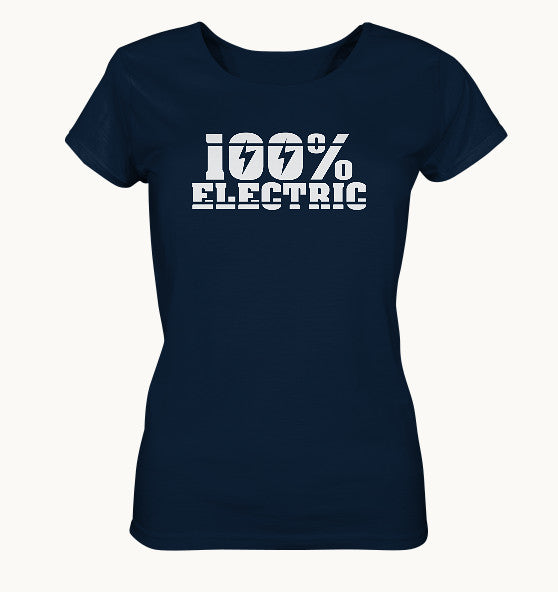 100% Electric - Ladies Organic Shirt
