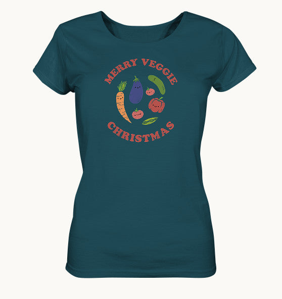 Merry Veggie Christmas - Ladies Organic Shirt