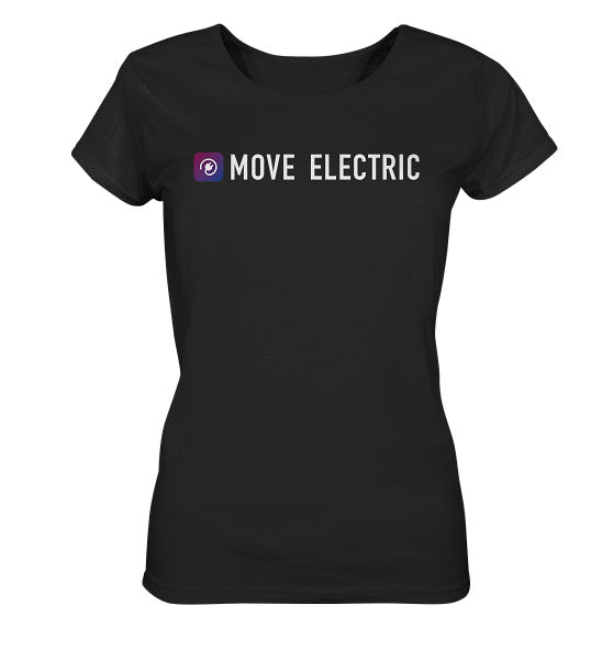 Move Electric white - Ladies Organic Shirt