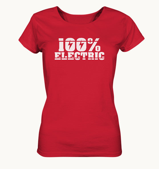 100% Electric - Ladies Organic Shirt