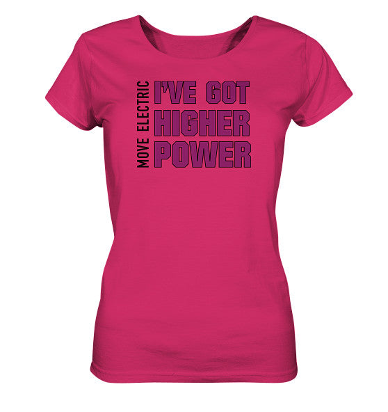 Move Electric Higher Power black - Ladies Organic Shirt