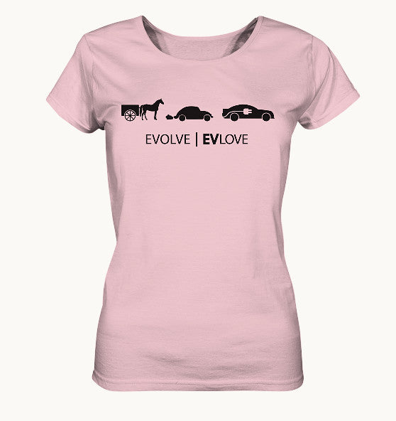 EVLove black - Ladies Organic Shirt