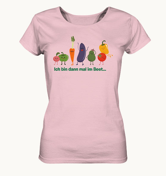GN Ich bin dann mal im Beet - Ladies Organic Shirt