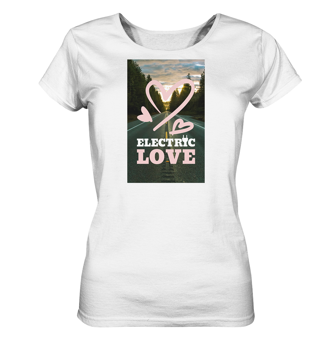 Electric Love - Ladies Organic Shirt