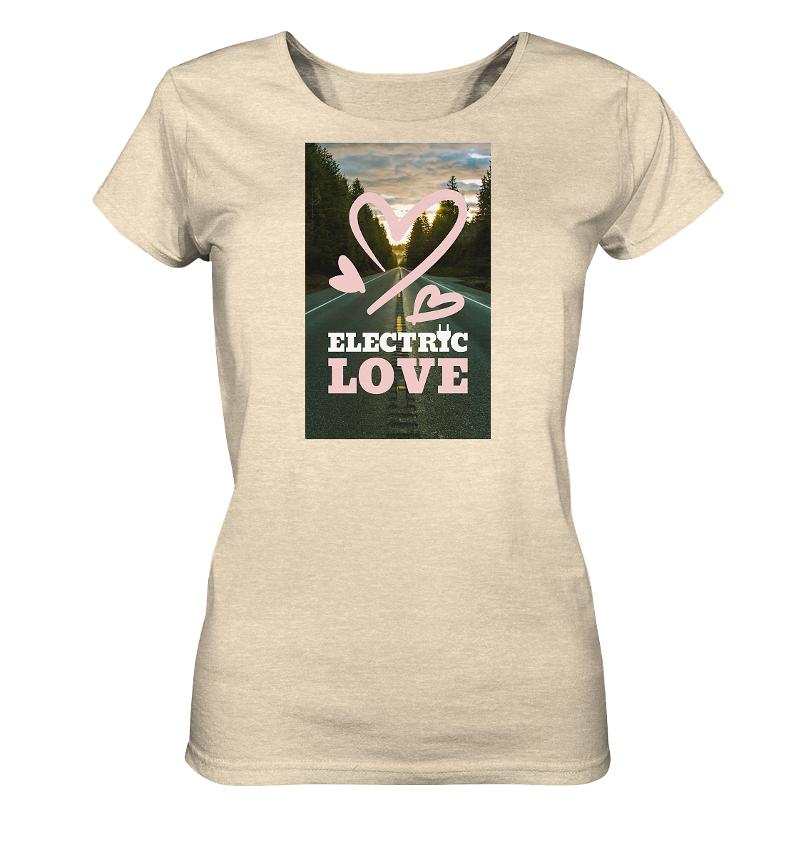 Electric Love - Ladies Organic Shirt