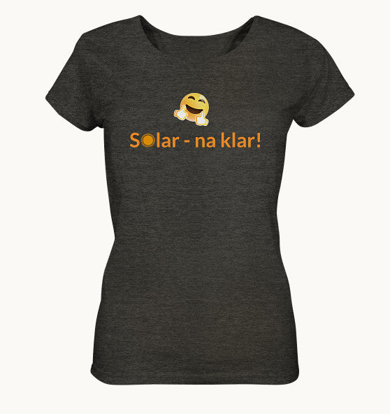 GN Solar na klar - Ladies Organic Shirt (meliert)