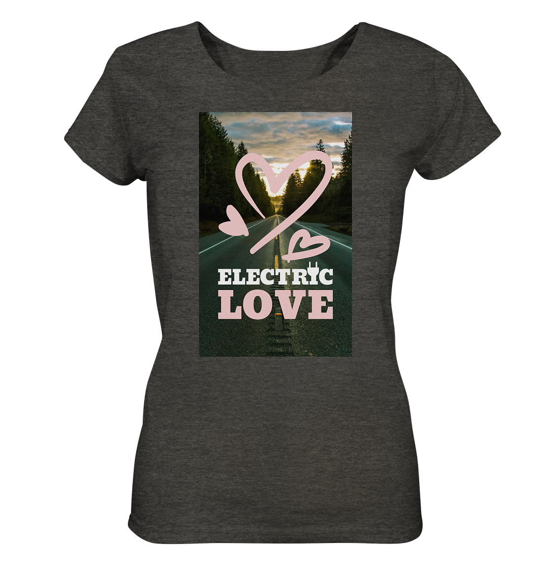 Electric Love ORGANIC - Ladies Organic Shirt (meliert)