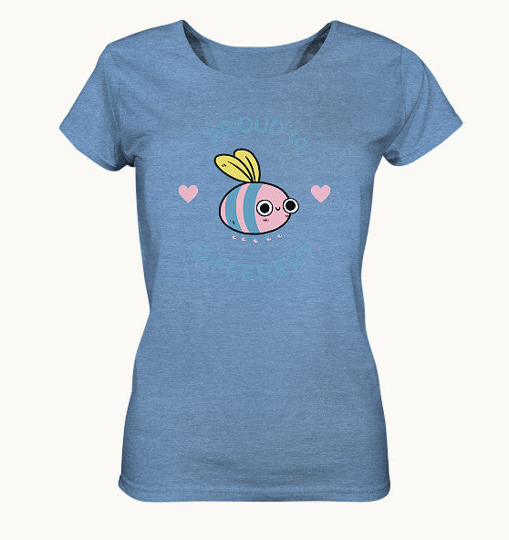 Bee Different - Ladies Organic Shirt (meliert)