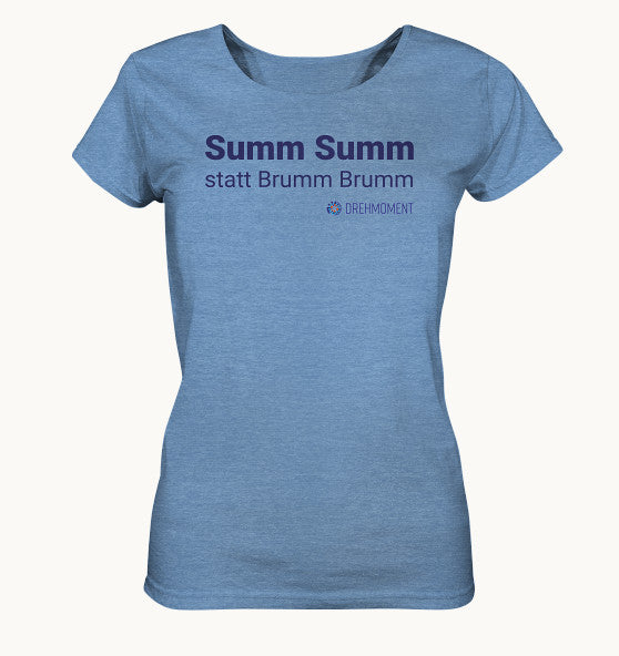DREHMOMENT Summ Summ - Ladies Organic Shirt (meliert)