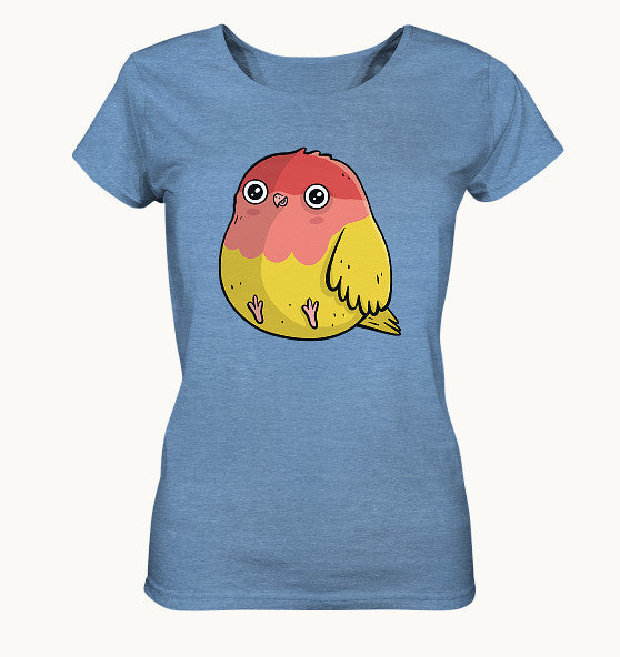 Chubby Lovebird - Ladies Organic Shirt (meliert)