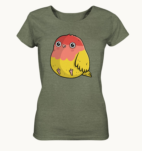 Chubby Lovebird - Ladies Organic Shirt (meliert)