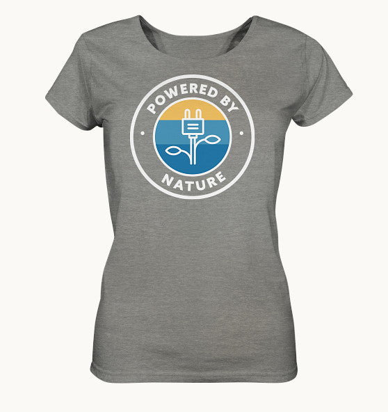 Powered by nature - Ladies Organic Shirt (meliert)