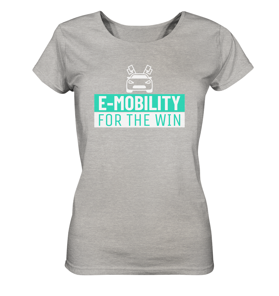 E-Mobility for the win ORGANIC - Ladies Organic Shirt (meliert)