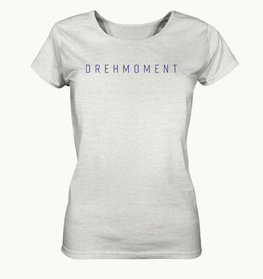 DREHMOMENT plain - Ladies Organic Shirt (meliert)