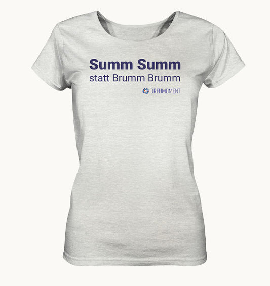 DREHMOMENT Summ Summ - Ladies Organic Shirt (meliert)