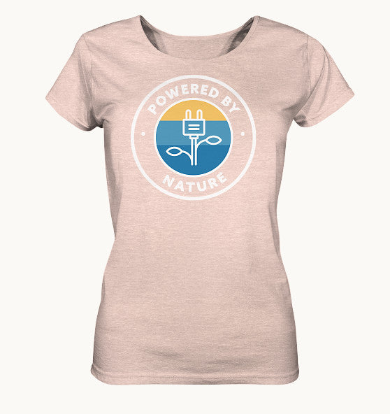 Powered by nature - Ladies Organic Shirt (meliert)