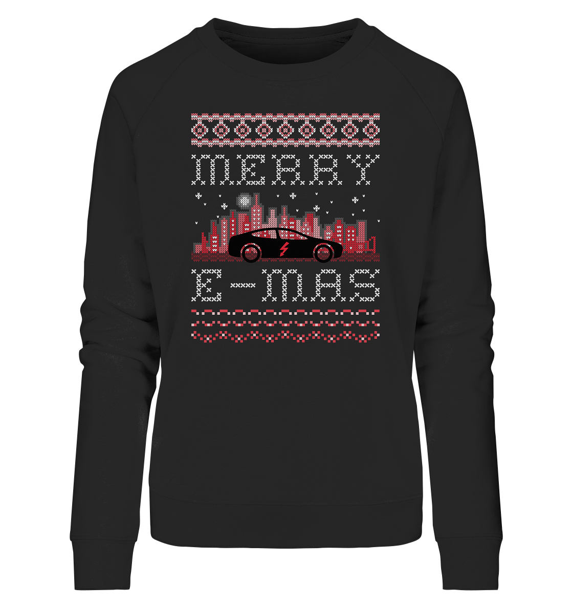 Merry E-Mas ORGANIC - Ladies Organic Sweatshirt