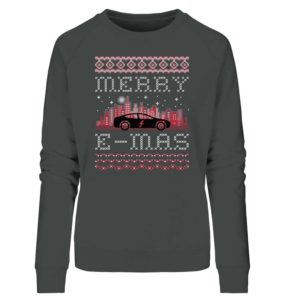 Merry E-Mas ORGANIC - Ladies Organic Sweatshirt
