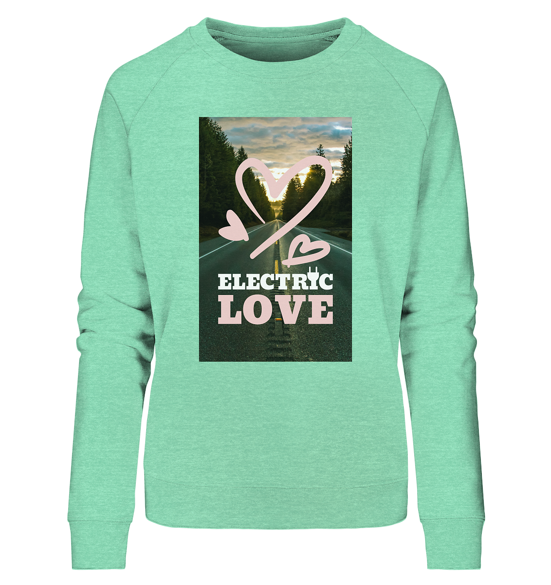 Electric Love ORGANIC - Ladies Organic Sweatshirt