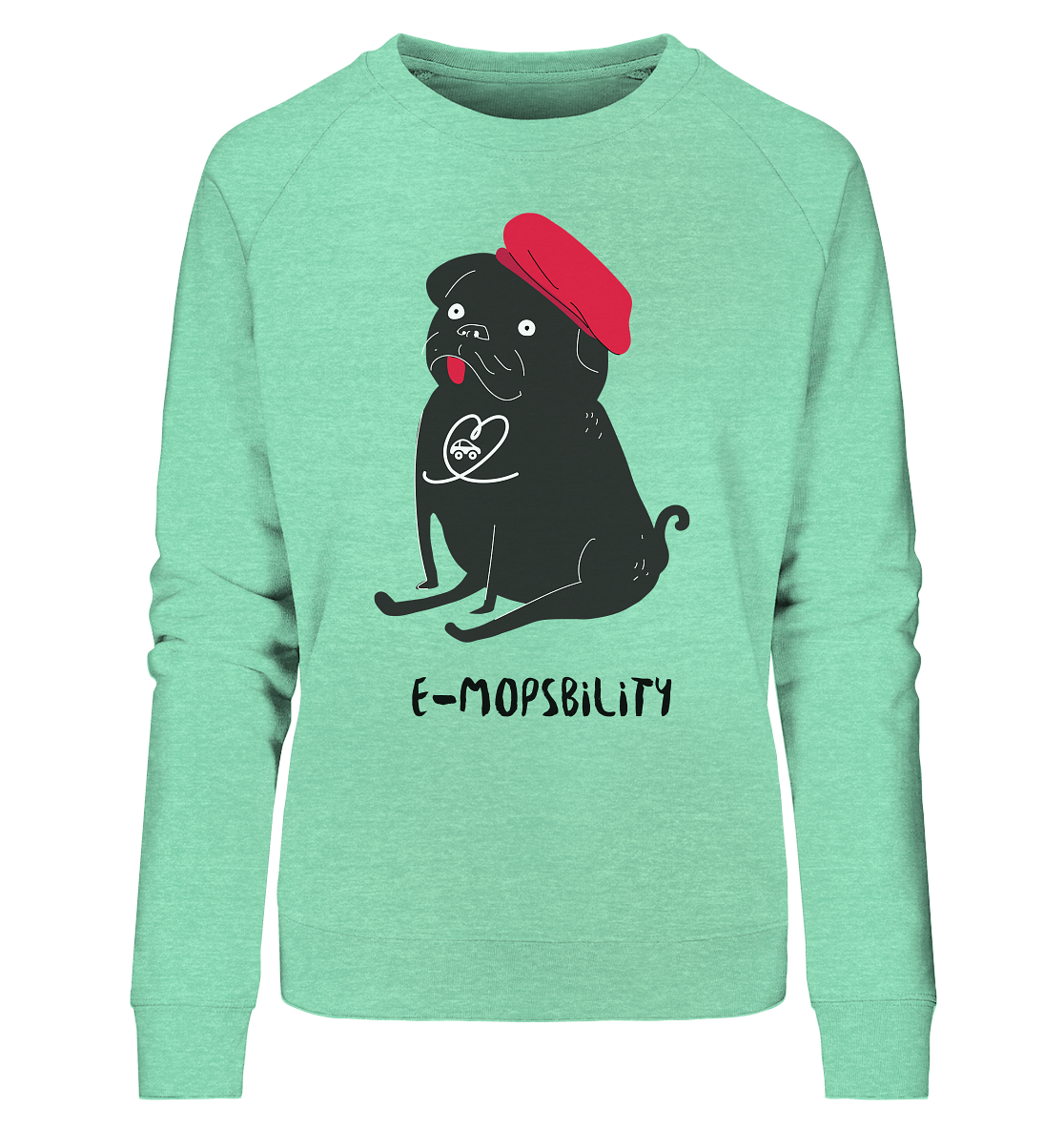 E-Mopsbility ORGANIC - Ladies Organic Sweatshirt
