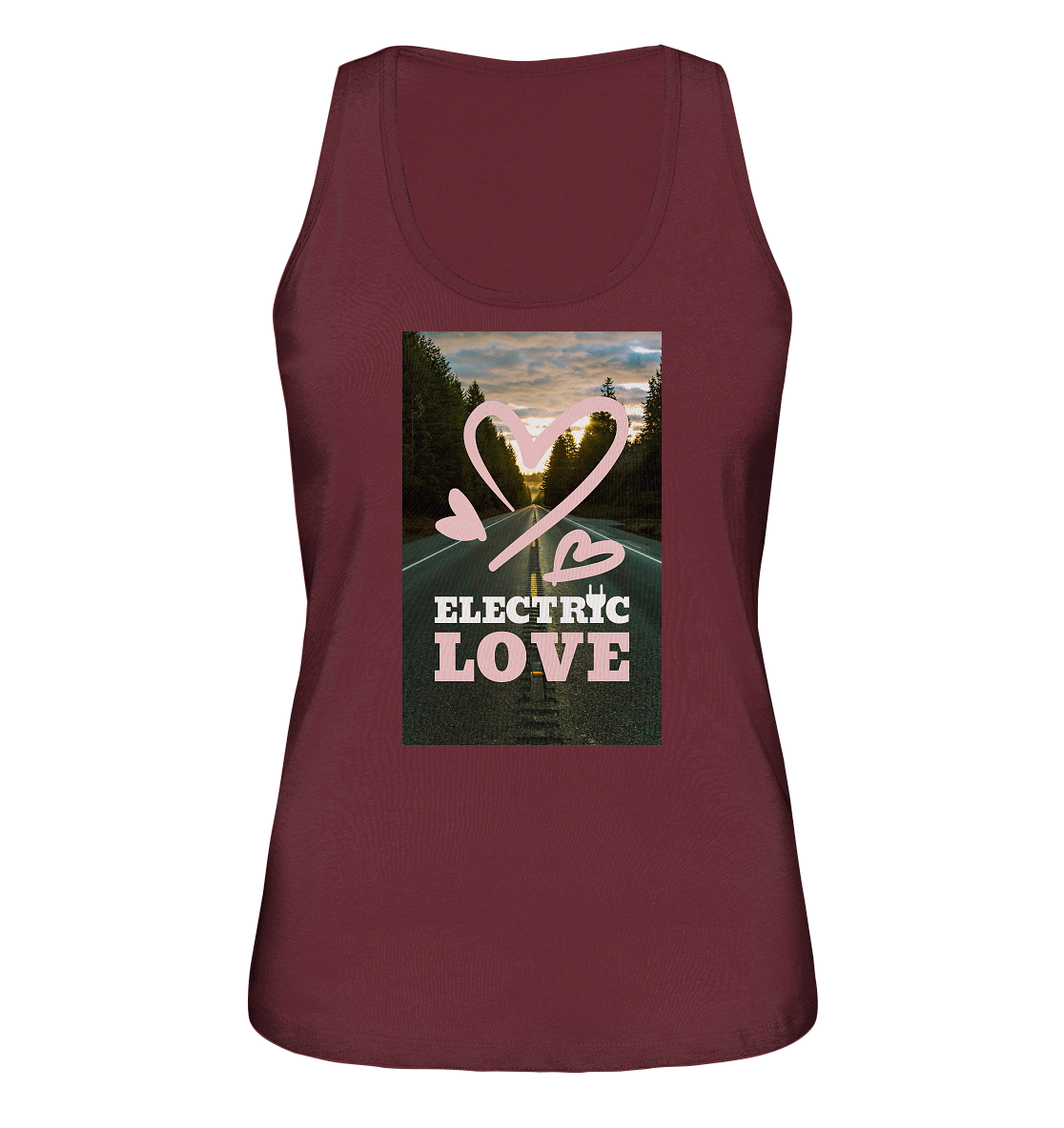 Electric Love - Ladies Organic Tank-Top