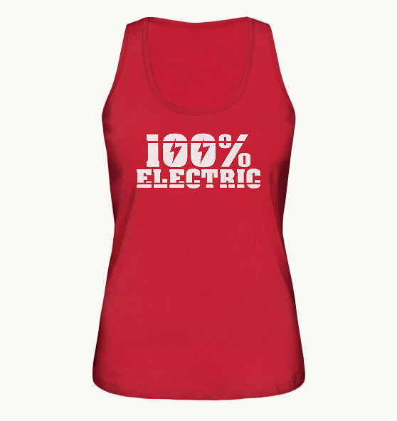 100% Electric - Ladies Organic Tank-Top
