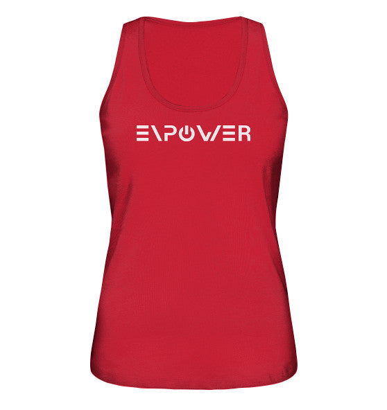 enPower Fully white - Ladies Organic Tank-Top