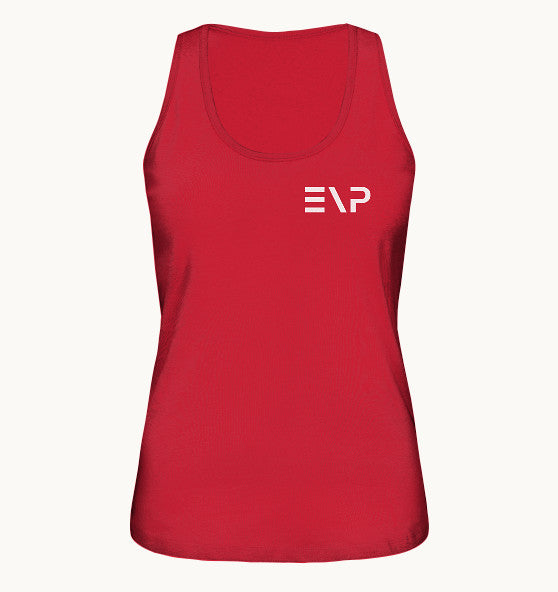 enPower Short white - Ladies Organic Tank-Top