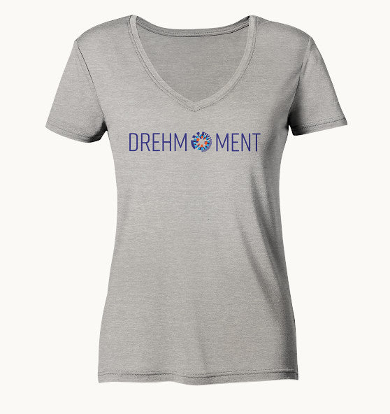 DREHMOMENT  - Ladies Organic V-Neck Shirt