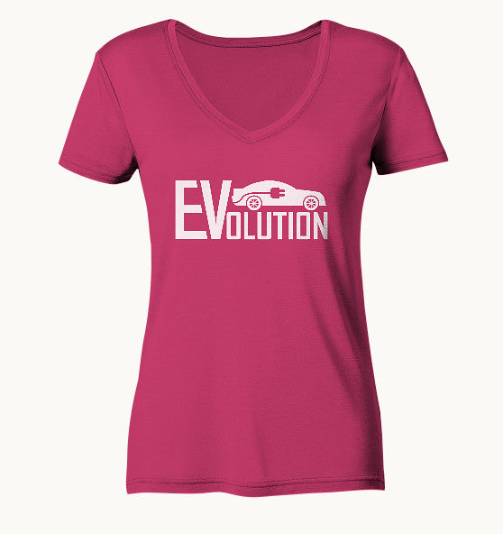 EVolution - Ladies Organic V-Neck Shirt