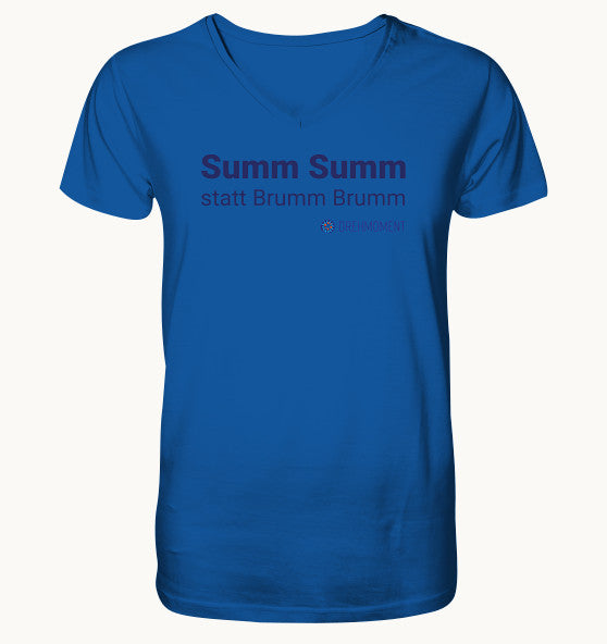 DREHMOMENT Summ Summ - Mens Organic V-Neck Shirt