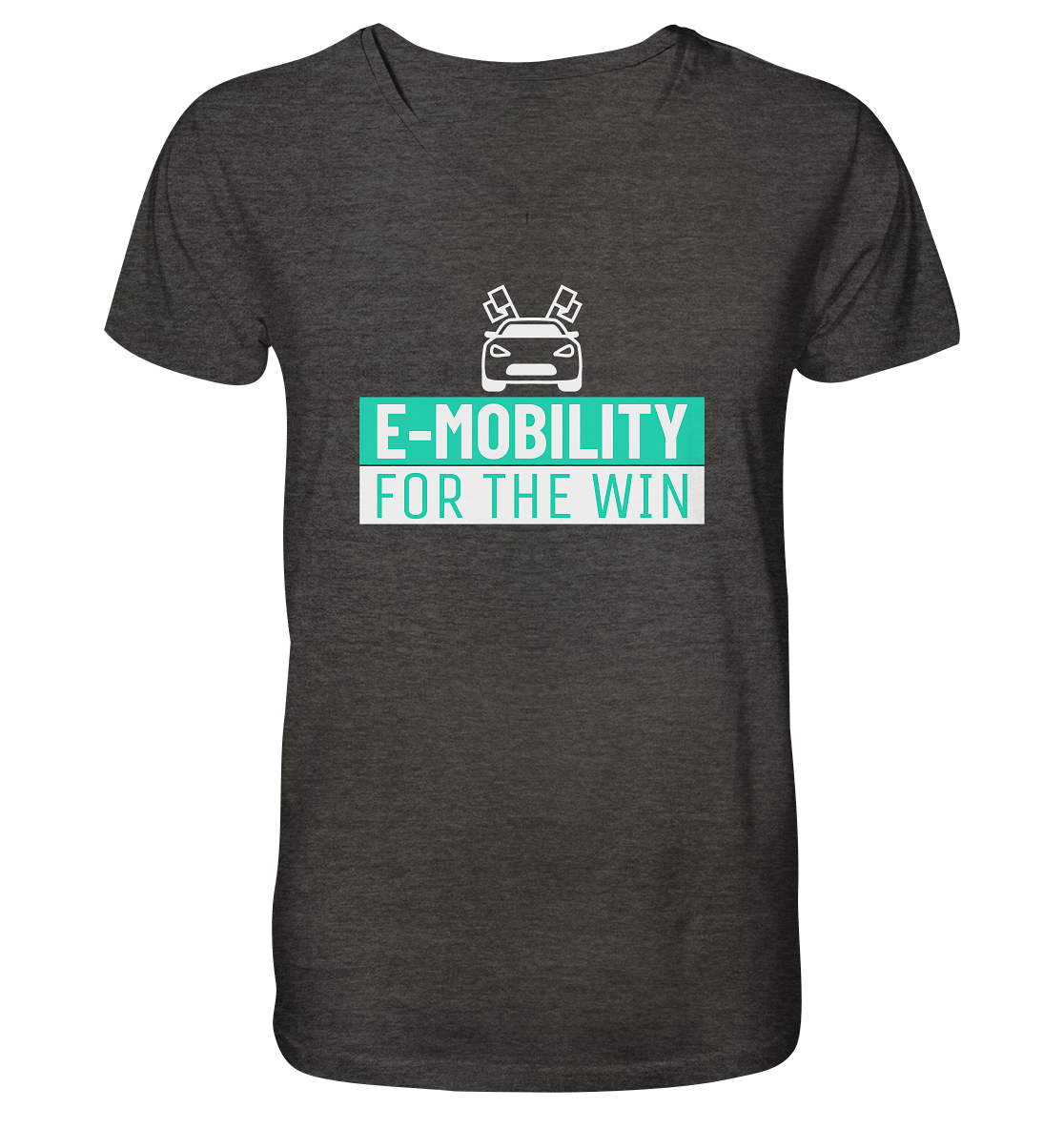 E-Mobility for the win ORGANIC - Mens Organic V-Neck Shirt
