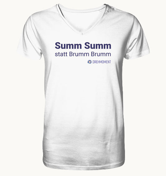 DREHMOMENT Summ Summ - Mens Organic V-Neck Shirt