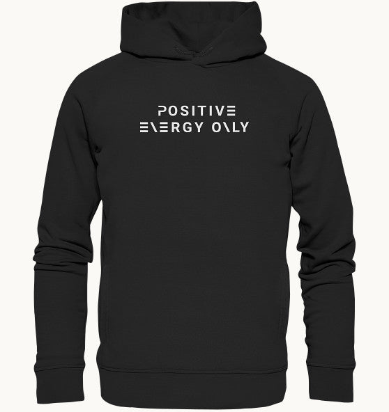 enPower Positive Energy white - Organic Fashion Hoodie