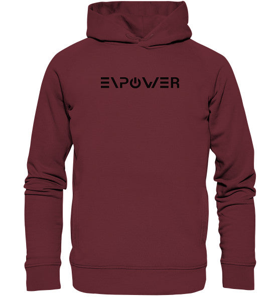 enPower Cheers To Clean Energy black - Organic Fashion Hoodie