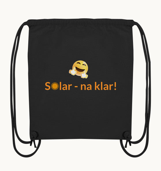 GN Solar na klar - Organic Gym-Bag