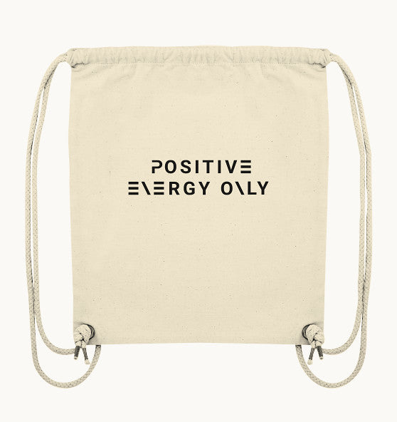 enPower Positive Energy black - Organic Gym-Bag