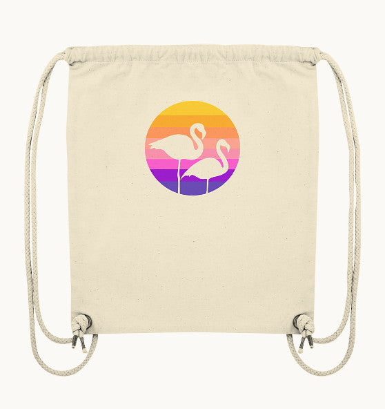 Flamingos - Organic Gym-Bag