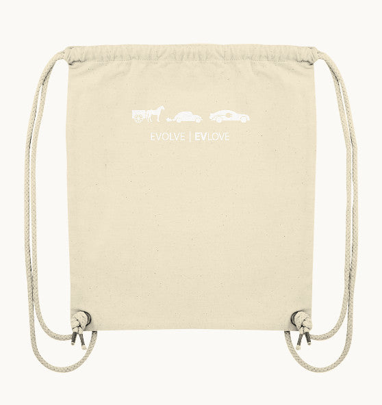 EVLove white - Organic Gym-Bag
