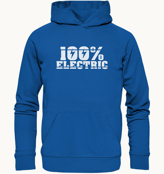 100% Electric - Organic Hoodie