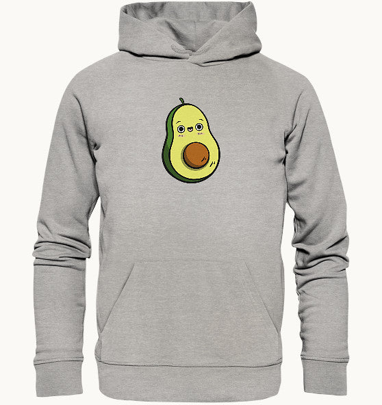 Avocado Kawaii - Organic Hoodie