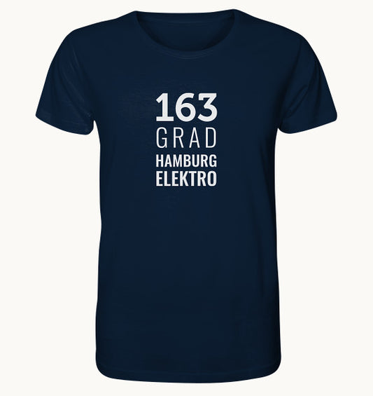 163 GRAD HAMBURG ELEKTRO blue - Organic Shirt