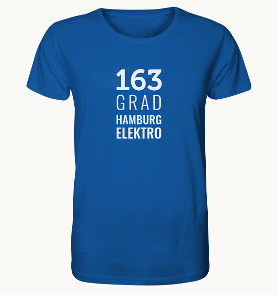 163 GRAD HAMBURG ELEKTRO blue - Organic Shirt