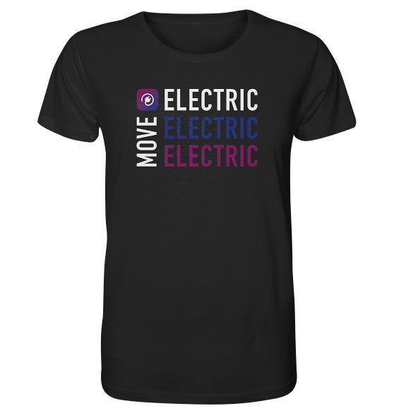 Move Electric Triple white - Organic Shirt